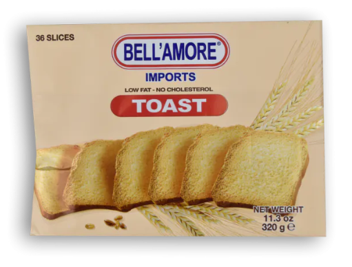 BELL'AMORE IMPORTS Toast 11.3 OZ
